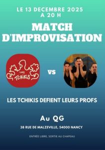 spectacle d impro - Match d'impro