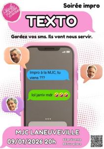 Texto! Spectacle d'Improvisation basé sur des SMS 