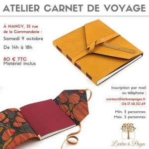 Atelier de création du carnet de voyage