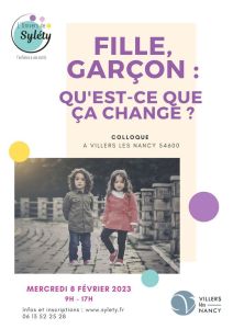 Colloque "Fille, garçon : qu'est-ce que ça change ?"