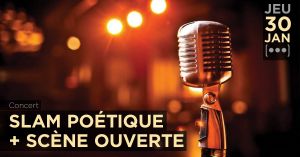 Soirée Slam et poésie aux trois petits points