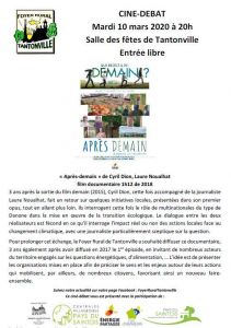 Ciné débat "Après Demain"