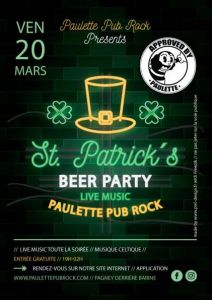 Saint patrick chez Paulette