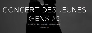 concert des jeunes gens 
