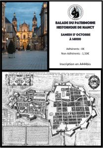 Balade du patrimoine historique de Nancy