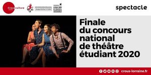 Finale du concours national de théâtre étudiant 2020