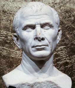 Buste présumé de Jules César, trouvé dans le Rhône à Arles