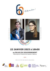 Rencontre littéraire  entre Hélène Gestern de Nancy et Janina Hecht de Karlsruhe