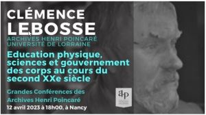 Clémence Lebosse sur l'éducation physique et gouvernement des corps