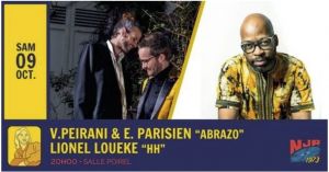 VINCENT PEIRANI & EMILE PARISIEN 'ABRAZO' • LIONEL LOUEKE 'HH'