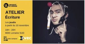 ATELIER ÉCRITURE - "QU'EST-CE QUE ÇA CHANGE ?"