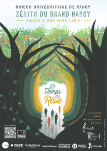 Affiche Chorale Universitaire de Nancy