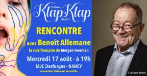 Benoît Allemane (la voix française de Morgan Freeman)