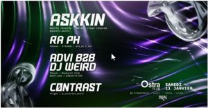 VIRGAE INVITE ASKKIN, RA PH, ADVI , DJ WEIRD & CØNTRAST
