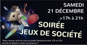 Soirée jeux de société 