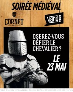 SOIRÉE MÉDIÉVALE AVEC CORNET AU V AND B !