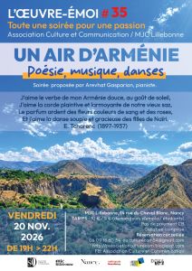 Un air d'Arménie : musique, poésie et danses