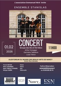 pour un concert commenté avec les quatuors à cordes