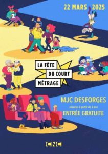 La Fête du Court-Métrage samedi 22 mars à la MJC