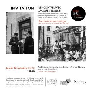 Barbarie et sauvetage.  Être Juif en France : le tournant de l’été 1942