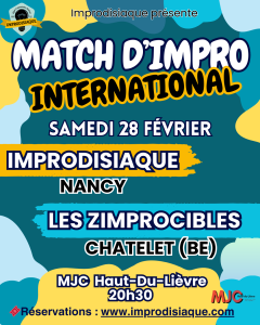 Match : Nancy VS Chatelet (Belgique)