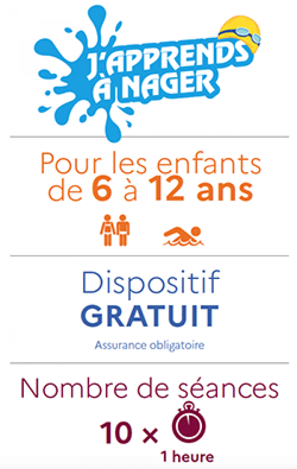J'apprends à nager et Aisance aquatique : que les jeunes enfants ne soient plus effrayés par l'eau...