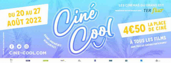 Ciné-Cool : la place de cinéma à 4,50 euros dans tout le Grand Est