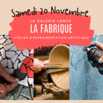 La galerie de la MJC Desforges lance son atelier La Fabrique !