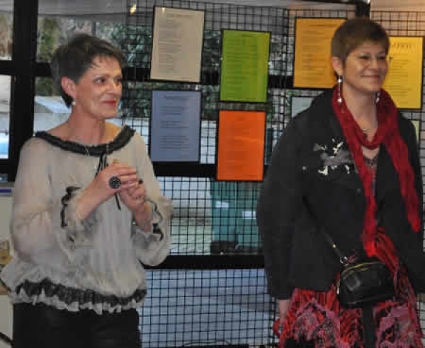 Inauguration de l'exposition d'Evelyne MEYER