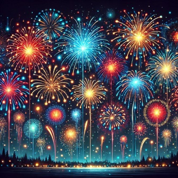 Feux d'artifices 2025